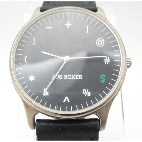 Vtg 1995 Joe Boxer Timex Symbols Quartz WR Analog 35mm Dial Round Watch (G233) - Picture 1 of 12